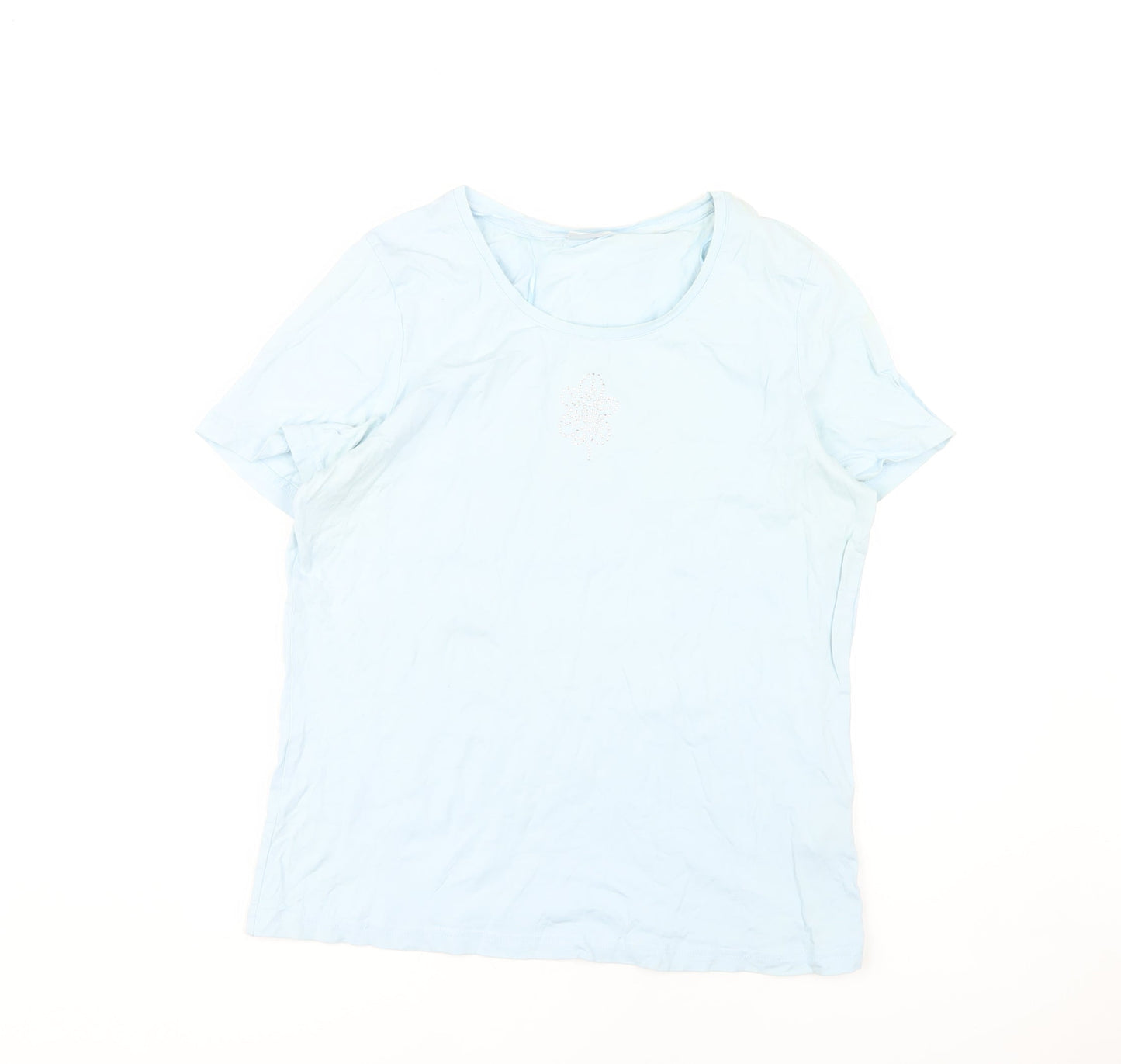 Womens UK Size 14 Damart Blue  T-Shirt