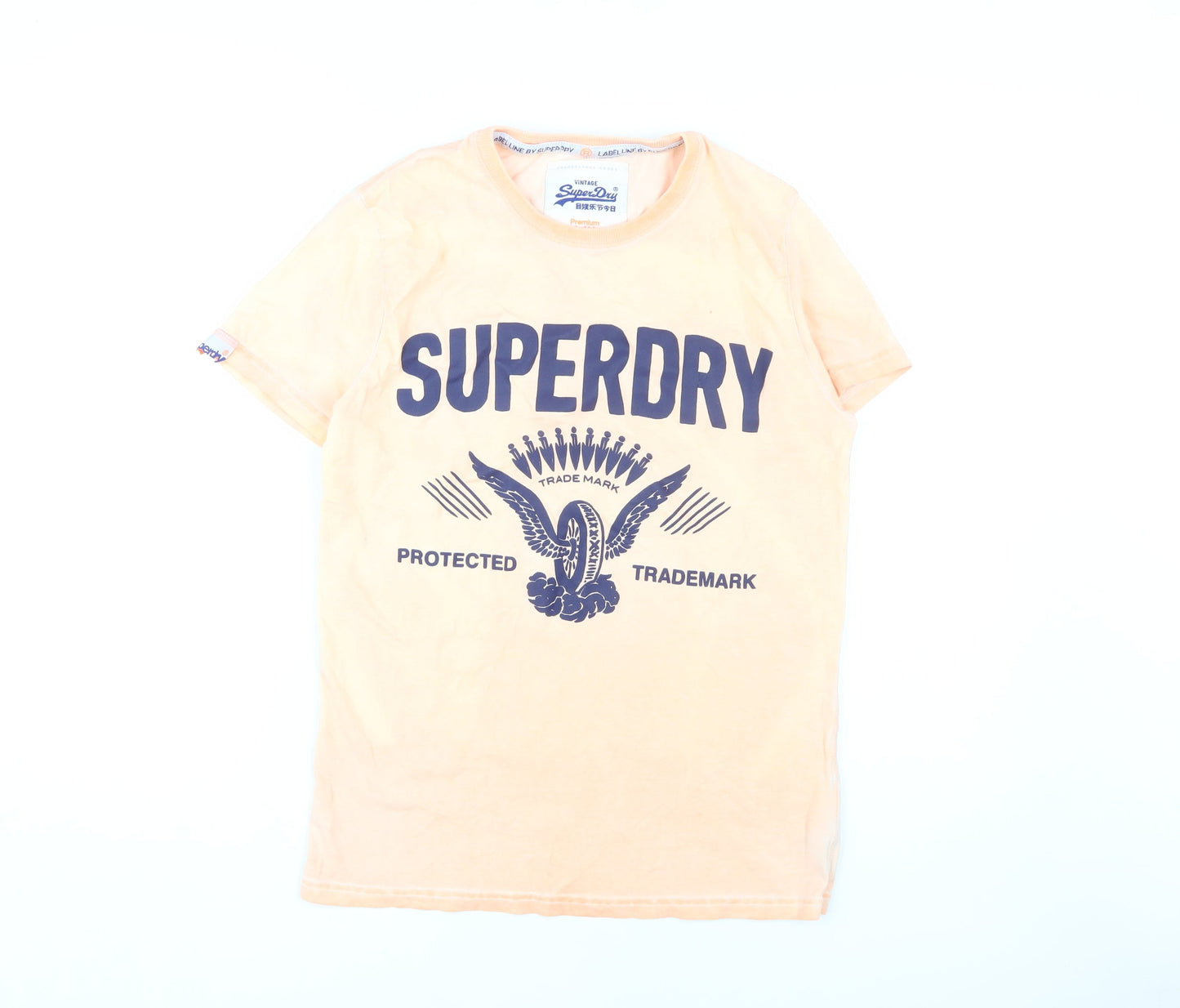 Superdry Men's Orange Vintage Graphic T-Shirt, S