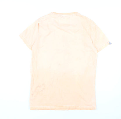 Superdry Men's Orange Vintage Graphic T-Shirt, S
