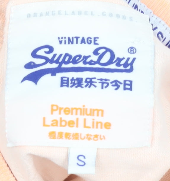Superdry Men's Orange Vintage Graphic T-Shirt, S