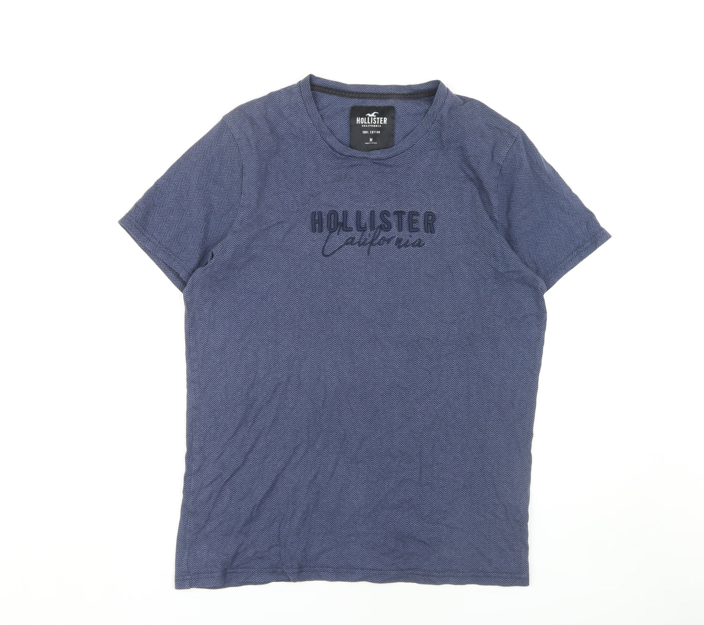 Mens UK Size M Hollister Blue  T-Shirt