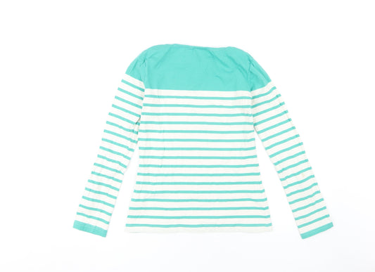 Peter Storm Women’s Green Striped Long Sleeve T-Shirt