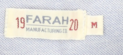 Farah Men's Blue Medium Polo Shirt Short Sleeve