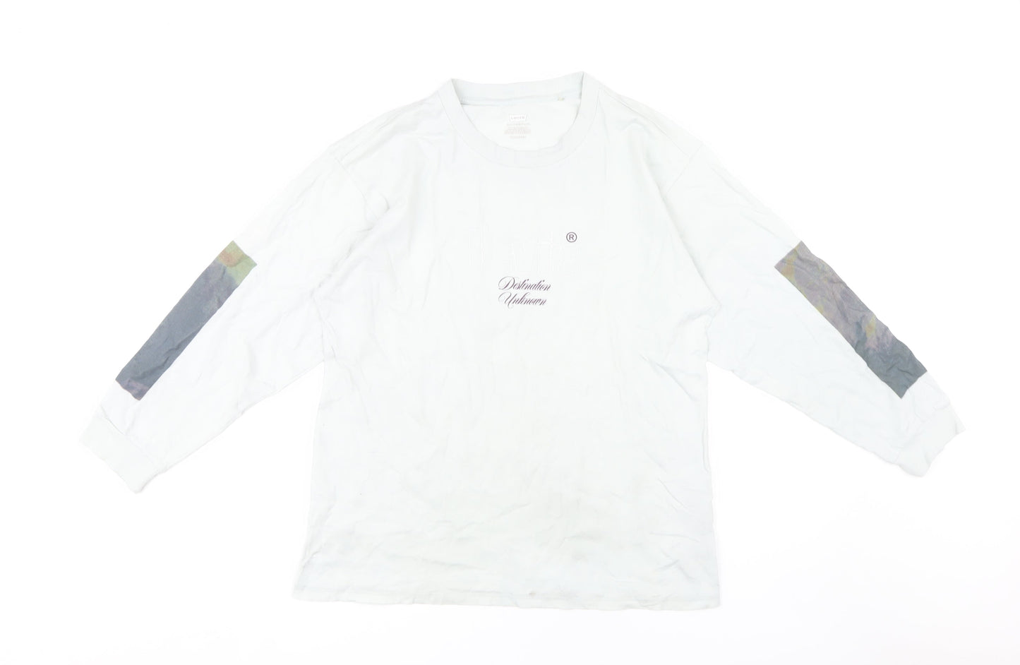 Womens UK Size XS Levi's White Basic T-Shirt