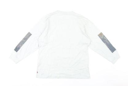 Womens UK Size XS Levi's White Basic T-Shirt