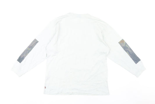 Womens UK Size XS Levi's White Basic T-Shirt