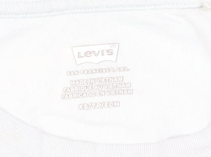 Womens UK Size XS Levi's White Basic T-Shirt