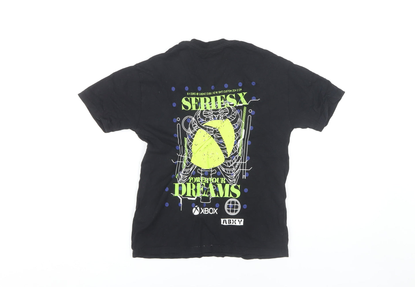 Marks and Spencer Boys Black Xbox T-Shirt, 8-9 Years, Graphic Print
