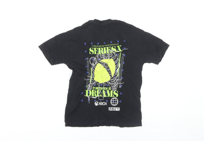 Marks and Spencer Boys Black Xbox T-Shirt, 8-9 Years, Graphic Print