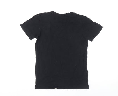Unisex Adults UK Size S FRIENDS Black  T-Shirt