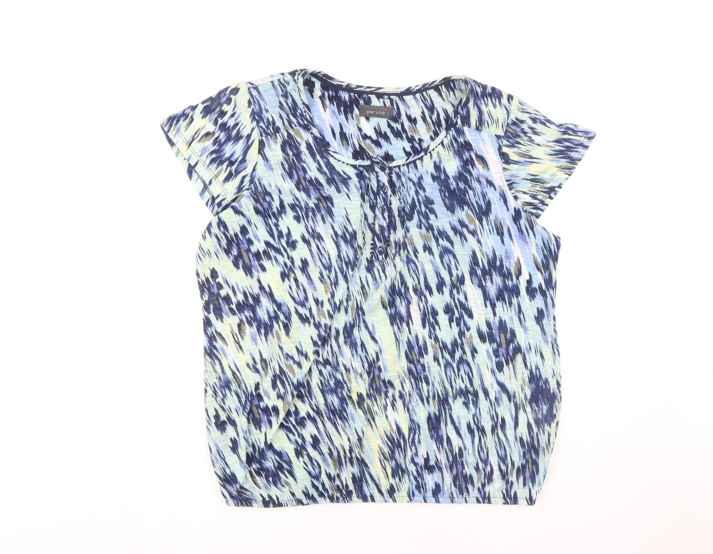 Womens UK Size 18 Marks and Spencer Multicoloured Basic Blouse