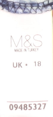 Womens UK Size 18 Marks and Spencer Multicoloured Basic Blouse