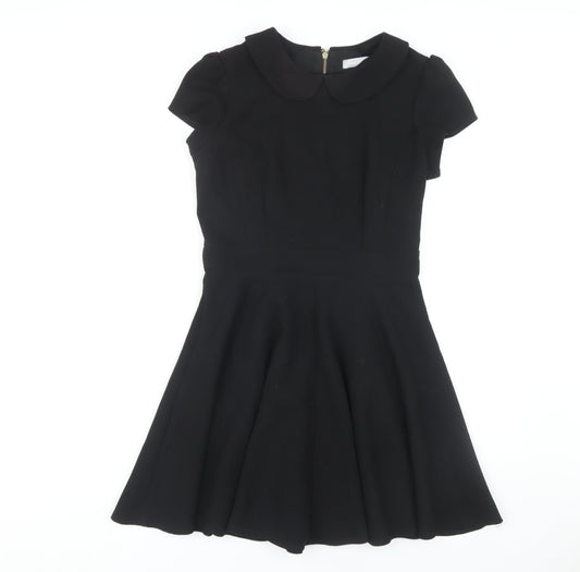 Red Herring Women's Black Fit & Flare Dress, Size 10
