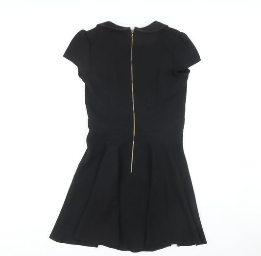 Red Herring Women's Black Fit & Flare Dress, Size 10