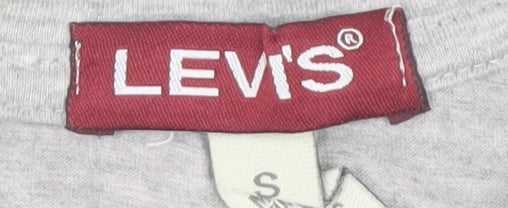 Levi's Girls Grey Logo T-Shirt - Size S, Casual Style