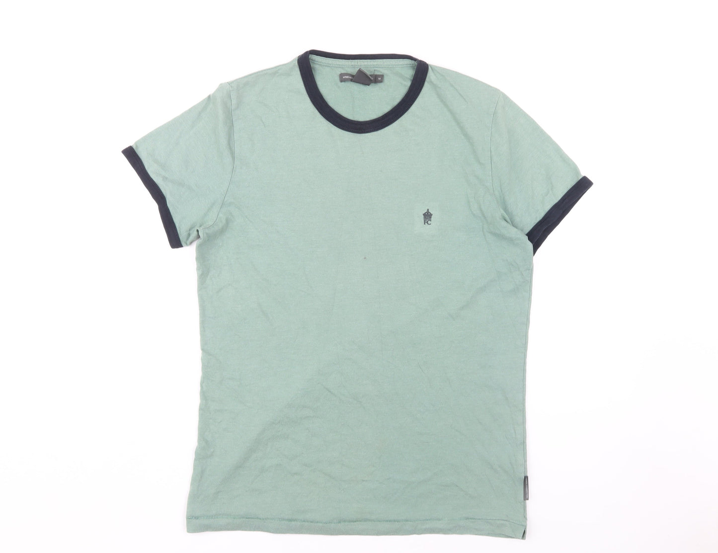 Mens UK Size M French Connection Green  T-Shirt