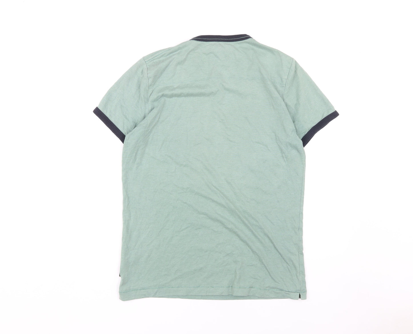 Mens UK Size M French Connection Green  T-Shirt