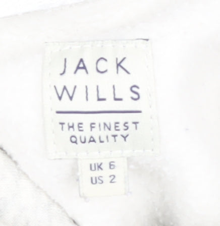 Unisex Adults UK Size 6 Jack Wills White Pullover Hoodie