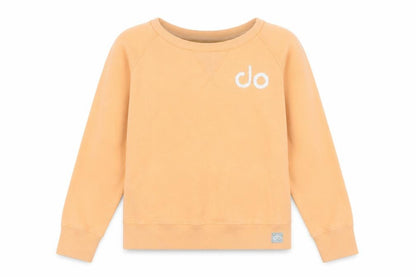 do Women’s Orange Sweatshirt M Logo Raglan Casual