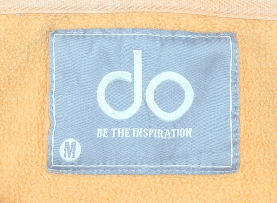 do Women’s Orange Sweatshirt M Logo Raglan Casual