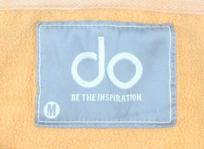 do Women’s Orange Sweatshirt M Logo Raglan Casual
