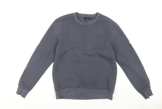 Mens UK Size M JACK & JONES Blue Pullover Sweatshirt