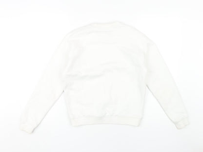 Womens UK Size 4 Jack Wills White Pullover Sweatshirt