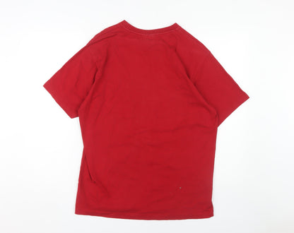 North Ridge Men's Red M Graphic Print Short Sleeve T-Shirt