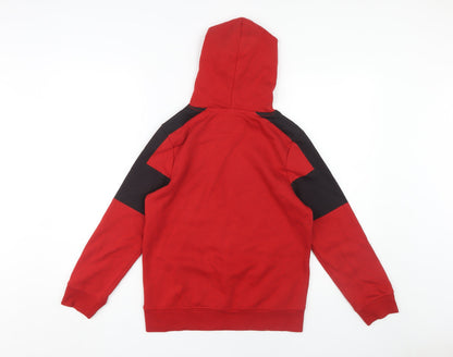 C&A Boys Red Pullover Hoodie - Christmas Style 11-12 Years