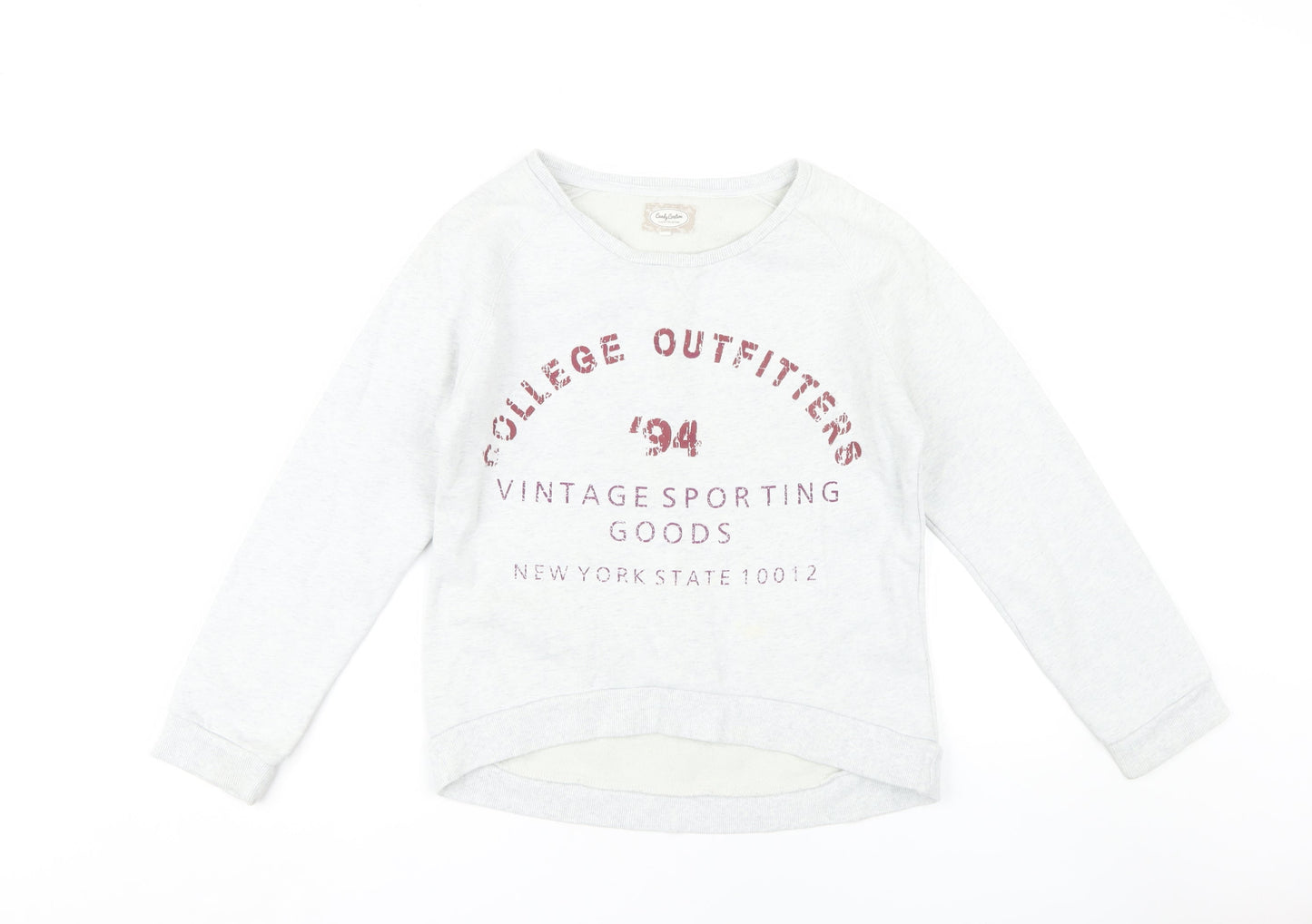Candy Couture Girls White Pullover Sweatshirt, Size 15