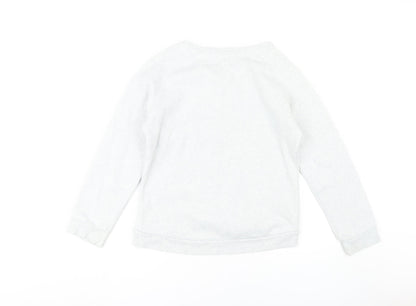 Candy Couture Girls White Pullover Sweatshirt, Size 15