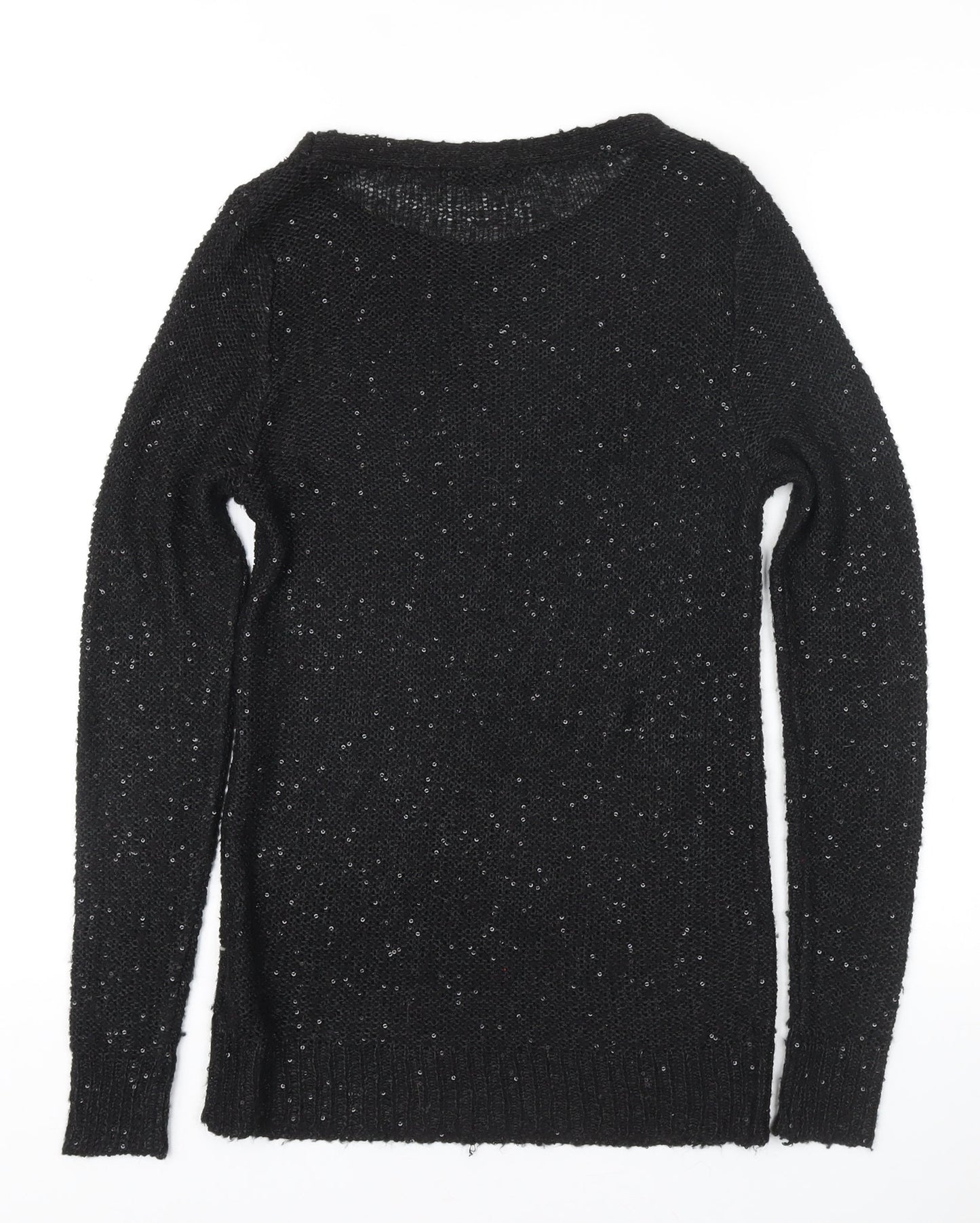 Womens UK Size 8 Marks and Spencer Black Pullover Jumper