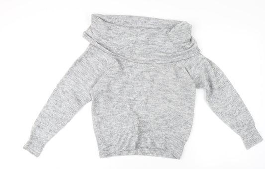 Womens UK Size XS H&M Grey Pullover Jumper