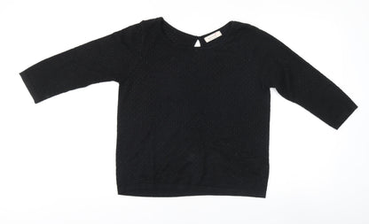 Womens UK Size 12 Marks and Spencer Black Pullover Jumper