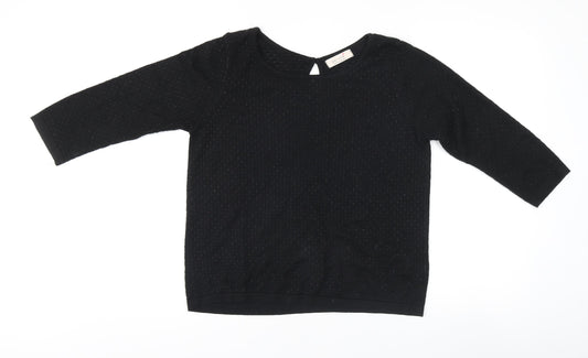 Womens UK Size 12 Marks and Spencer Black Pullover Jumper