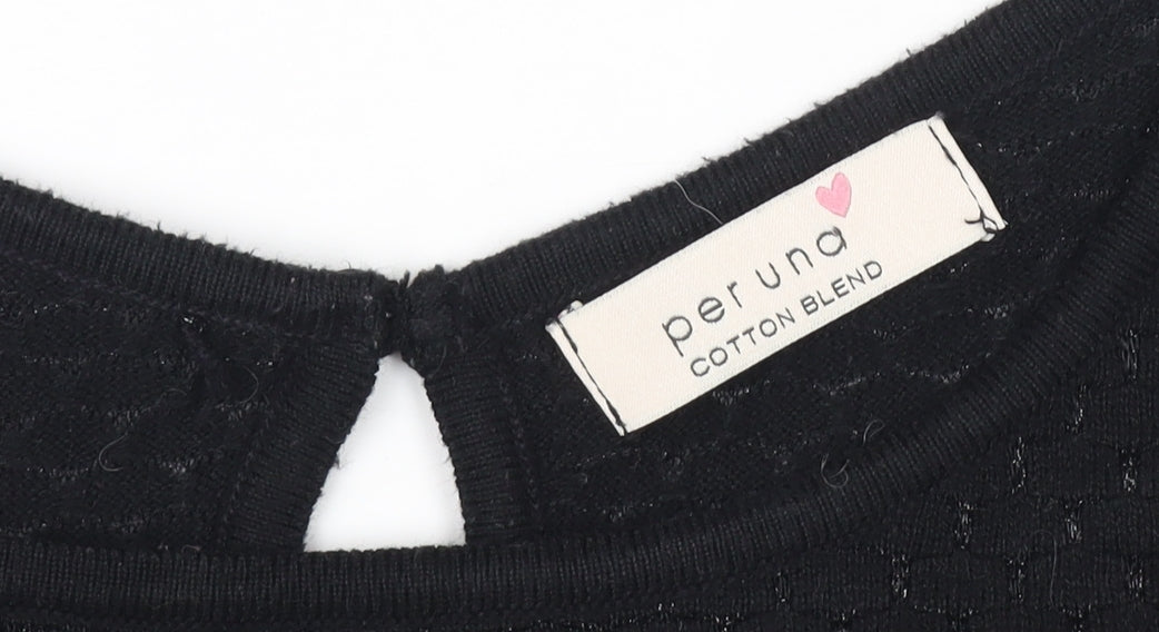 Womens UK Size 12 Marks and Spencer Black Pullover Jumper