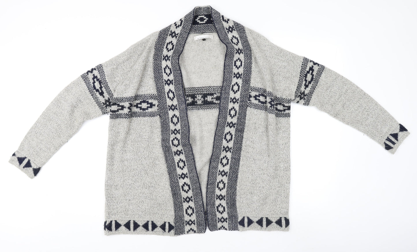 Womens UK Size L Only Grey Cardigan Jumper