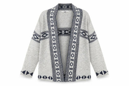Womens UK Size L Only Grey Cardigan Jumper