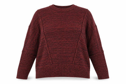Womens UK Size 10 Label Lab Red Pullover Jumper