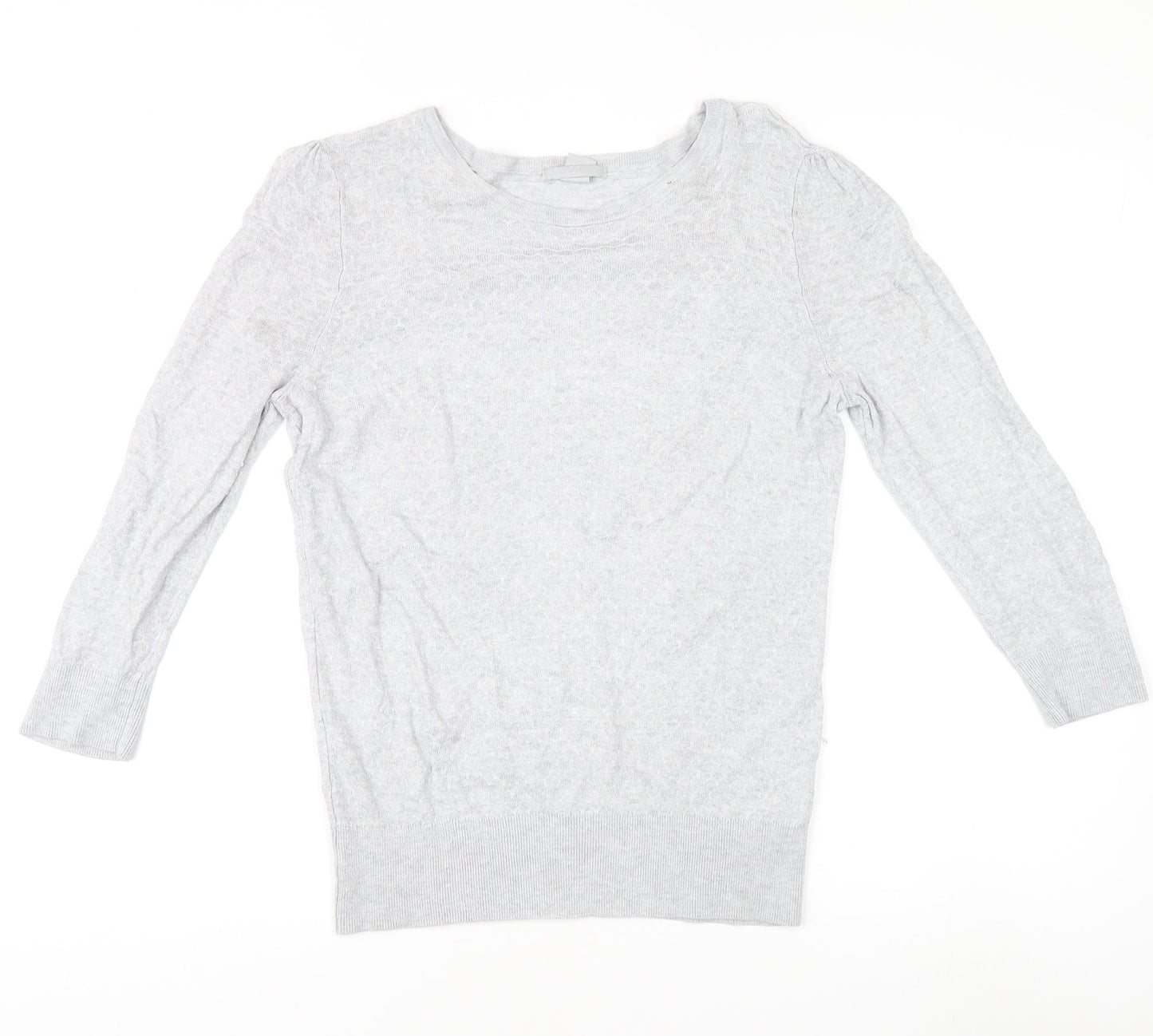 Womens UK Size M H&M Grey Pullover Jumper