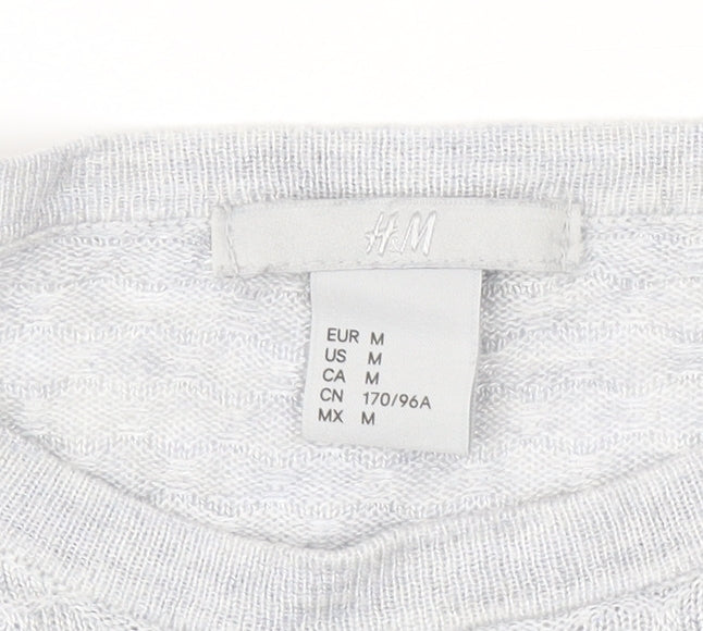 Womens UK Size M H&M Grey Pullover Jumper