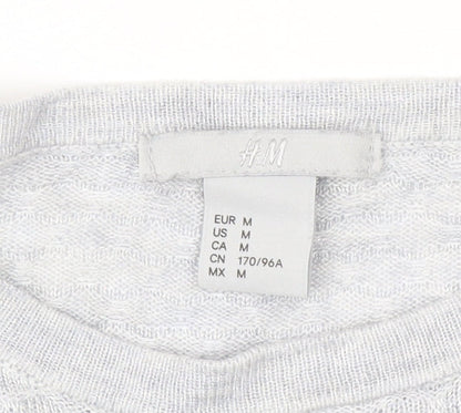 Womens UK Size M H&M Grey Pullover Jumper