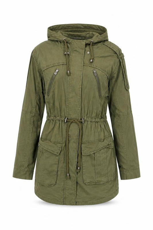 Womens UK Size 6 ASOS Green Military Jacket