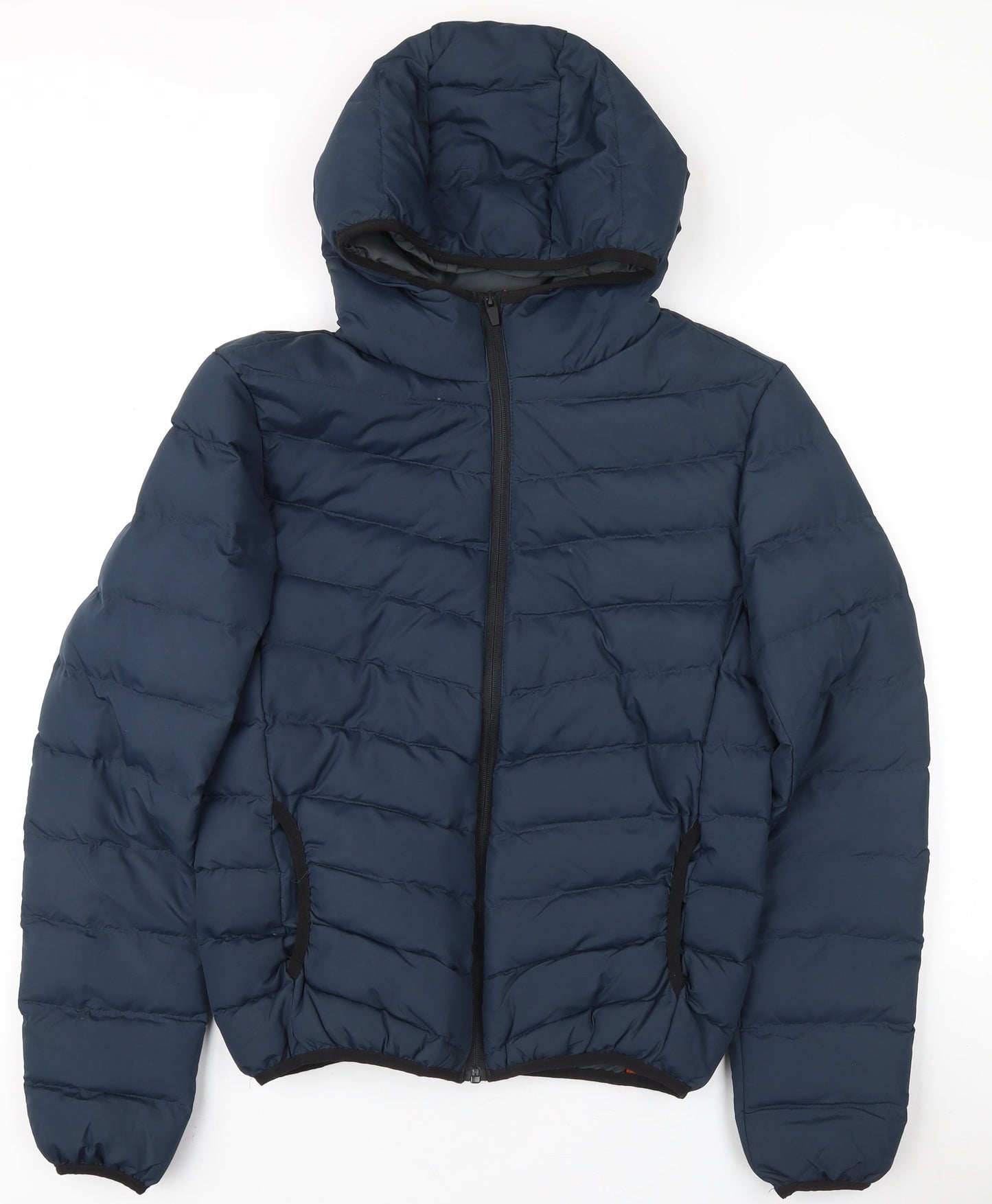 Womens UK Size S Brave Soul Blue Puffer Jacket