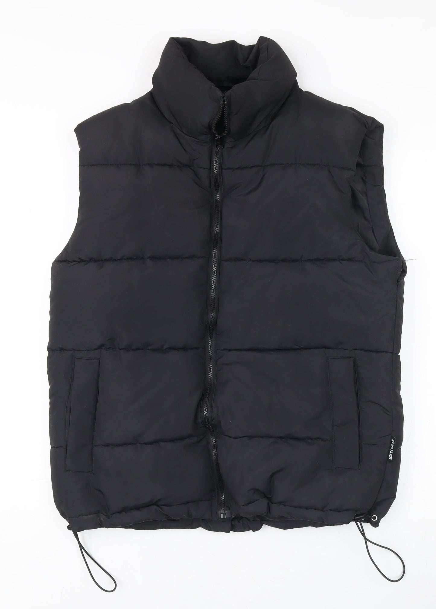 Missguided Women's Black Padded Waistcoat UK 8