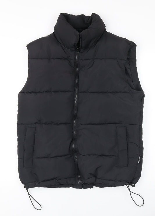 Missguided Women's Black Padded Waistcoat UK 8