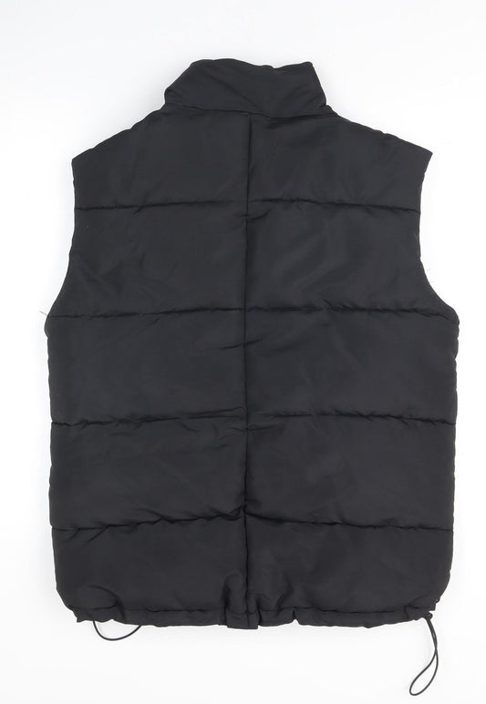 Missguided Women's Black Padded Waistcoat UK 8