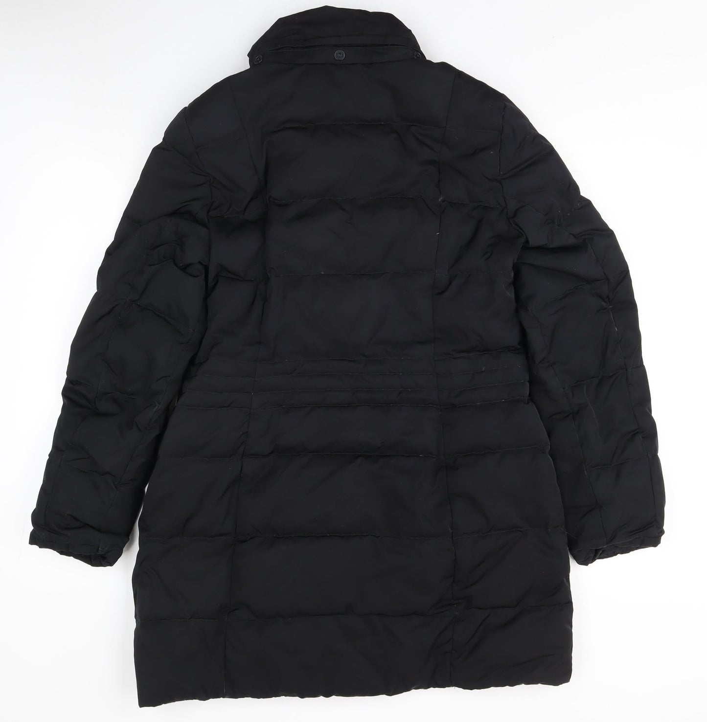 Womens UK Size S Lands' End Black Puffer Jacket
