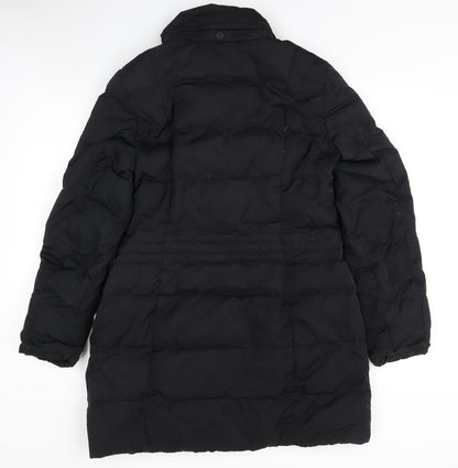 Womens UK Size S Lands' End Black Puffer Jacket