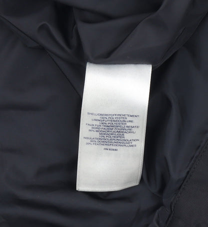 Womens UK Size S Lands' End Black Puffer Jacket